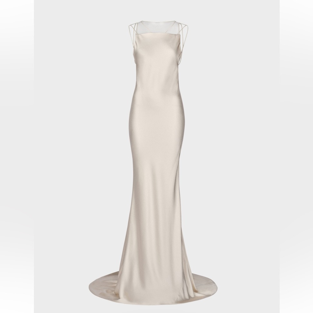 Maison Margiela Hammered Satin Gown size 38